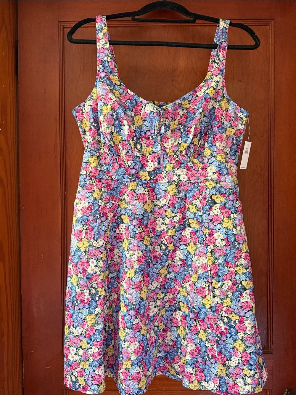 Old Navy Floral Tank Sundress in Pink, Blue & Yellow